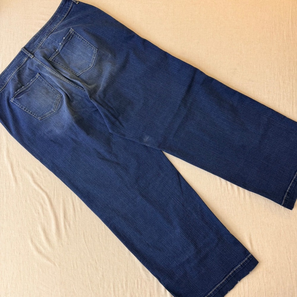 Torrid High-Rise Wide Leg Vintage Stretch Button Fly Jeans Medium Wash 20T Tall - Picture 3 of 11